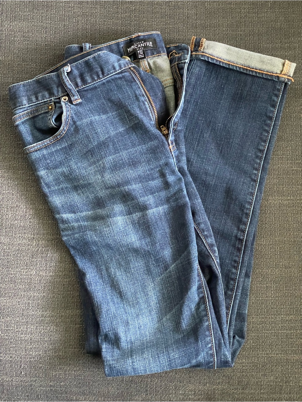 J. Crew Slim Dark Blue Denim Jeans